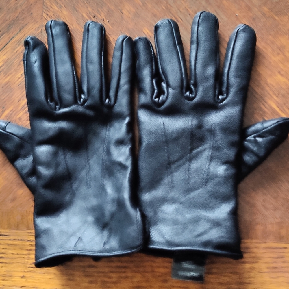 Winter leather gloves XL